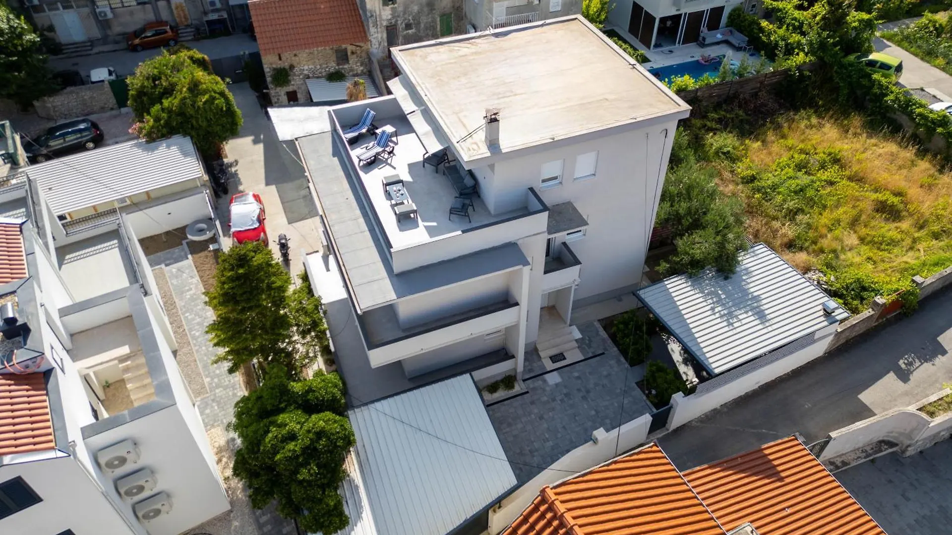 Terrace Kastela Apartment