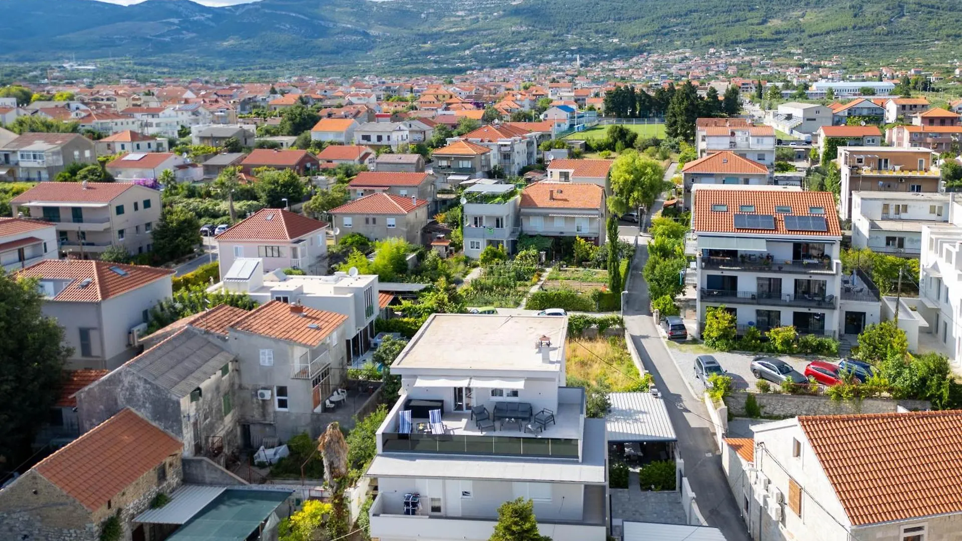 Terrace Kastela Apartment